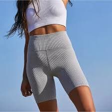 FP Movement by Free People | Shorts | Free People Movement Happiness Runs Bike Shorts In Heather Grey | Poshmark