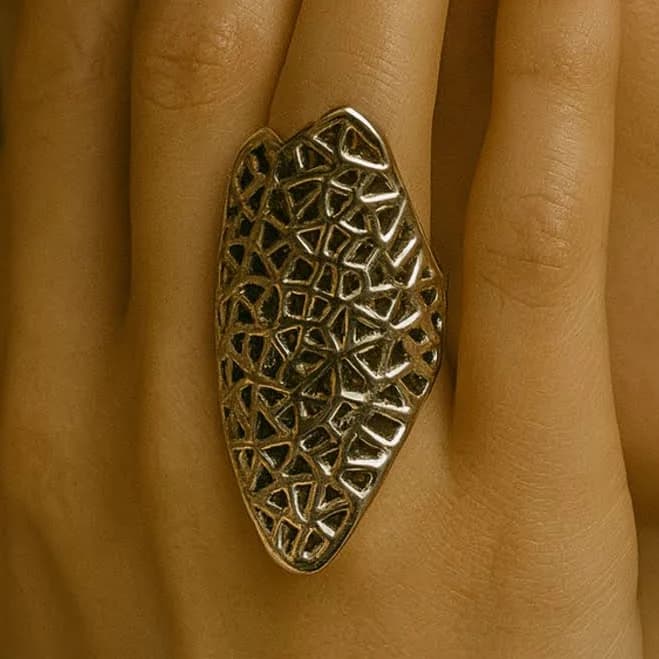 Filigree Statement Ring