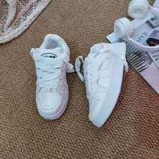 women' casual sneakers black accents low top lace - Temu Mauritius