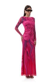 Talmo Dress - Fuchsia Rose – AFRM