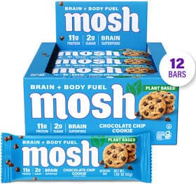 Mosh Plant-Based Protein Bars Chocolate Chip Cookie