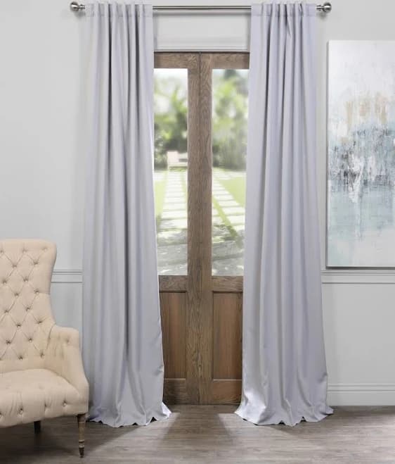 half price drapes Blackout Room Darkening Curtain