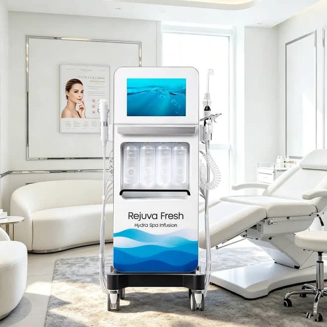 FDA Certified 18 in 1 Hydra Spa Infusion Ultra Glow Professional Hydrafacial Machine — Microdermabrasion & Aqua Facial System