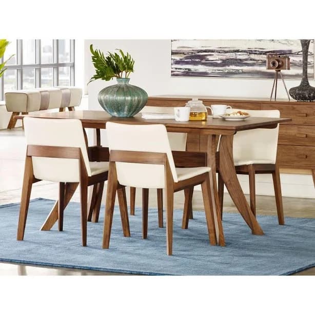NADAAL Studios Azura Mid-Century Modern Rectangle Dining Table