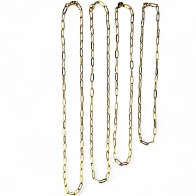 Paperclip Layering Necklace Chain