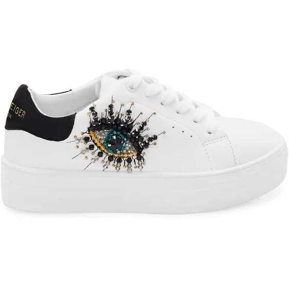 Kurt Geiger London Girls' Laney Eye Sneakers