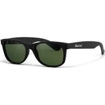 Black Sail Wayfarer Frame Polarized Sunglasses with Mirrored Lenses