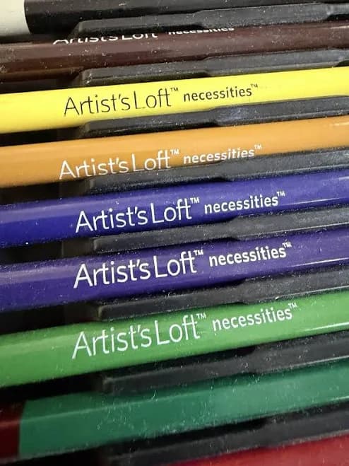 Artist’s Loft Deluxe Art Set Aluminum Case Colored Pencils Paint Pastels