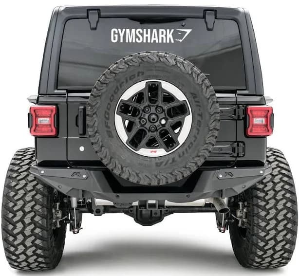 GYMSHARK Logo Vinyl Sticker Decal Car Truck Window 11" | Black | Bumper | Flags & Political