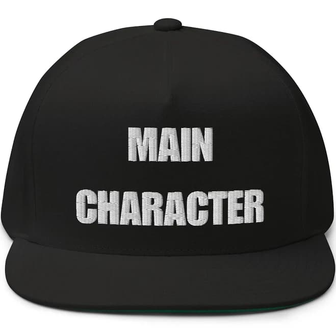 Main Character 5-Panel Flat Bill Cap