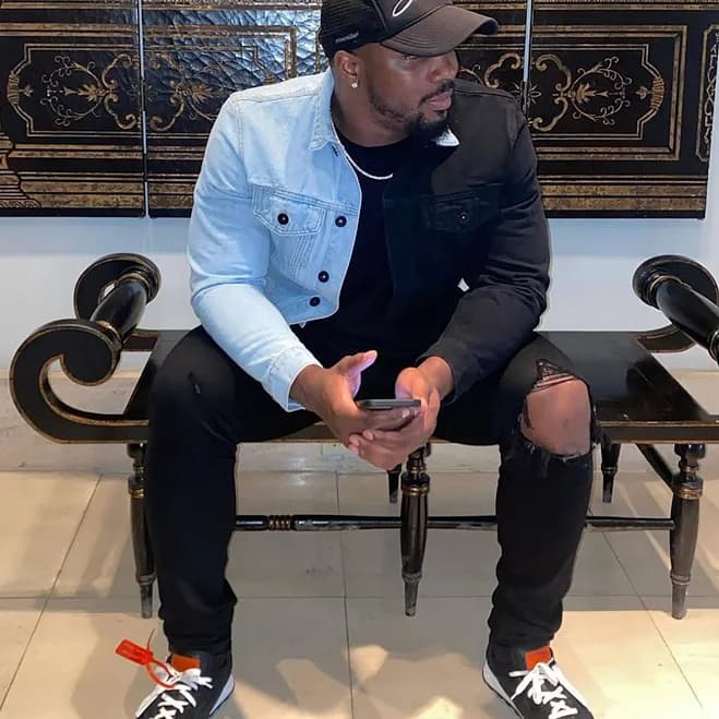 Fashion Nova Men's Two Tone Denim Jacket