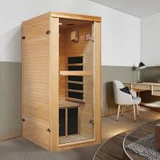 Boyel Living Single Person Indoor Wooden Far-Infrared Sauna Room Home Sauna Room with Bluetooth BL-RGS0025 - The Home Depot