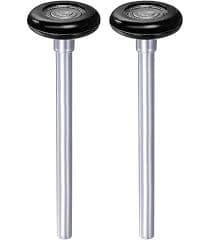 Amazon.com: M METERXITY 2-Pack Nylon Garage Door Rollers, 1.8"/ 46mm Quiet Garage Door Wheels 4.72"/ 120mm Stem, High Load 6200zz 8 Balls Sealed Precision Bearing for Garage Doors/Flap Doors [Black] : Tools
