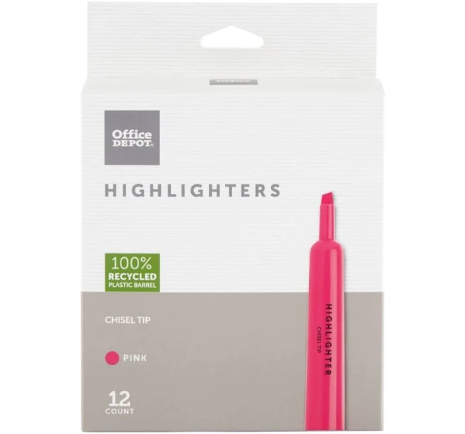 Office Depot Chisel-Tip Highlighter