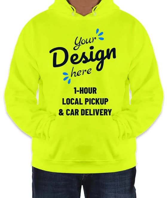 Custom Designed Safety Pullover Hoodie