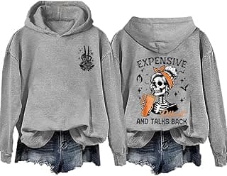 Talks Back Hoodie & Sweatshirt - Women's Expensive & Difficult Back Options
