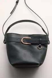 Crossbody Bucket Bag - Black - Ladies | H&M US