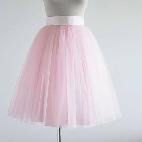 Women's Tea Length Tulle Skirt