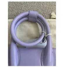 Jacquemus Le Chiquito Noeud Lilac Bag NWT Mini Top Handle Spring Summer Purse