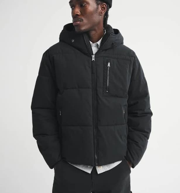 Abercrombie & Fitch Men's Hooded Puffer
