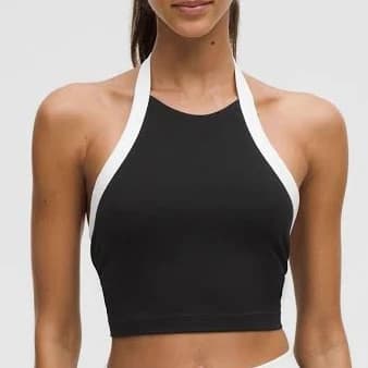 lululemon Nulu Cropped Halter Tank Top