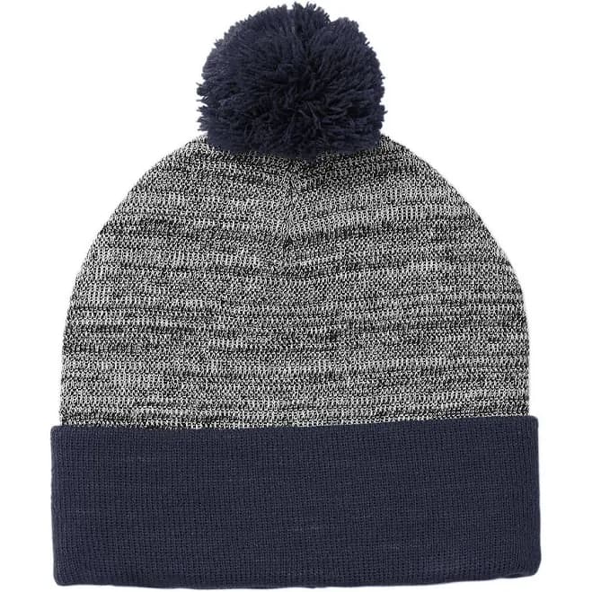 Sport-Tek STC41 Heather Pom Pom Beanie