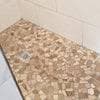 Natural Tan-White-Gray Leveled Pebble Mosaic 12" x 12" - Product Page