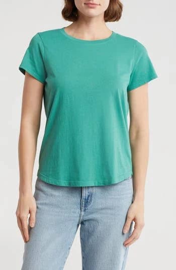 Madewell Women's Tops Beige Short Sleeve Madewell T-Shirt