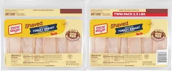 Shaved Extra Lean Smoked Turkey Breast Lunch Meat Twin Pack, 2 ct./20 oz.