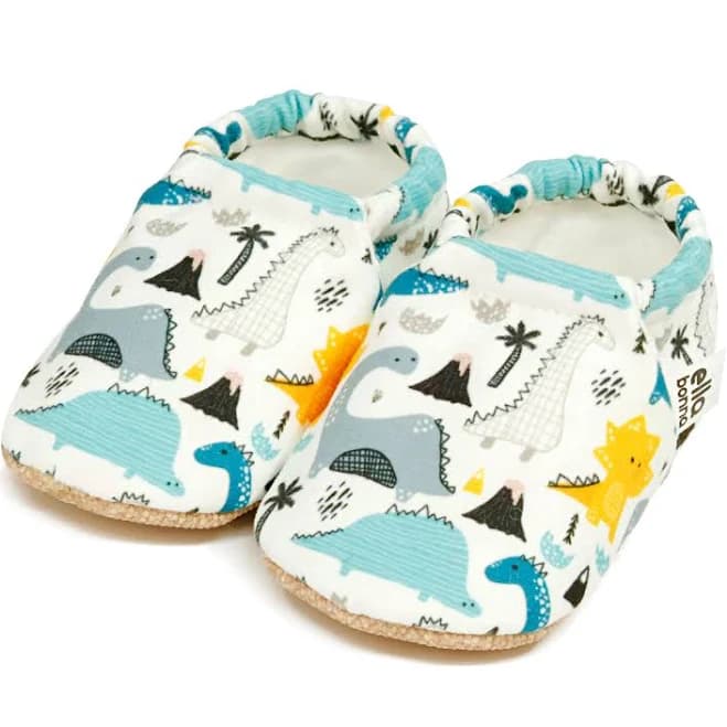 Ella Bonna Baby Dinosaur Non-Slip Sole Booties