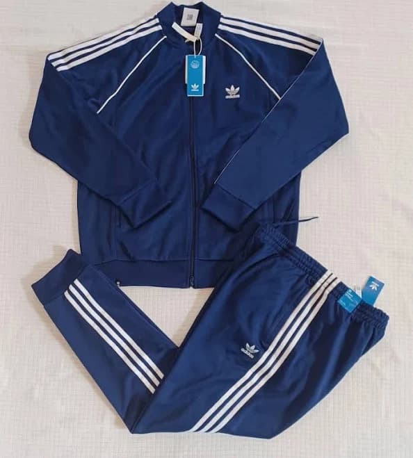 Adidas Originals Sst Superstar Tracksuit Mens Blue 2 Piece Set All
