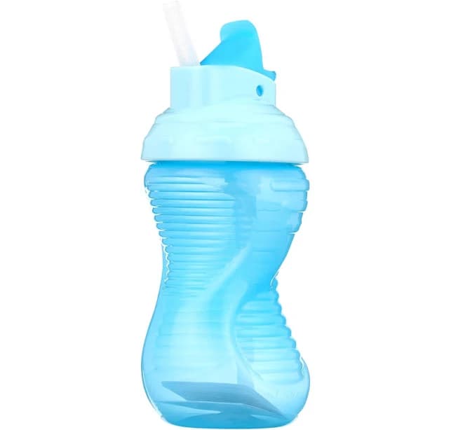 Munchkin Mighty Grip Flip Straw Cup