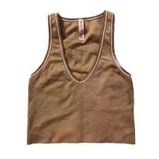 Athleta Tank Top Aurora Seamless Tan Thick | Mercari
