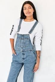 BDG Ryder Boyfriend Overall - Blue | Urban Outfitters