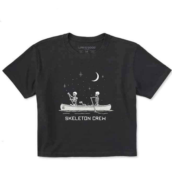Life Is Good Women's Skeleton Crew Short Sleeve T-Shirt