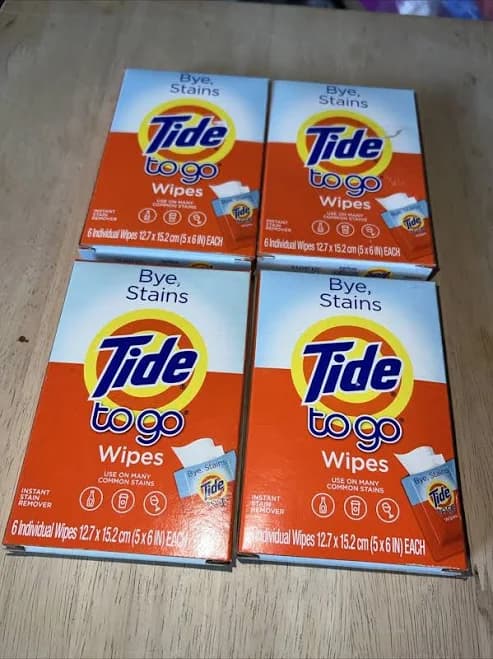 Tide To Go Instant Stain Remover Wipes