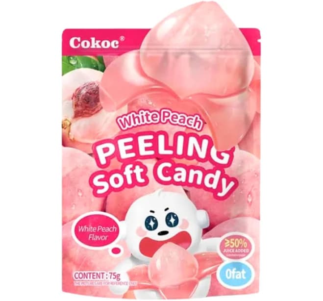Cokoc White Peach Peeling Soft Candy