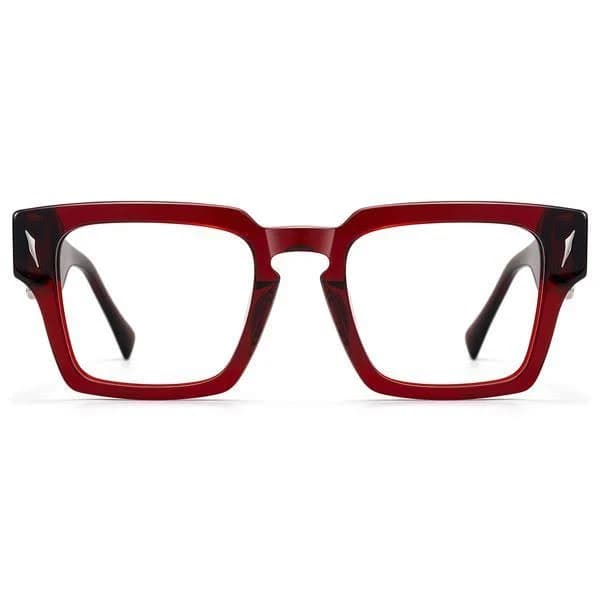 Vooglam Rectangle Black Eyeglasses