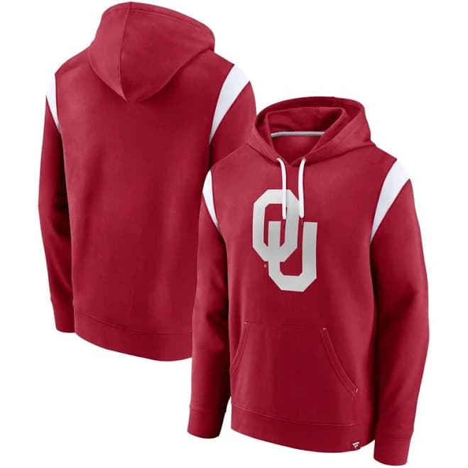 Fanatics Men's Oklahoma Sooners Gym Rat Pullover Hoodie