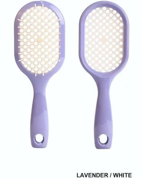Raven Detangling Brush One Size / Lavender Handle/White (Oval)