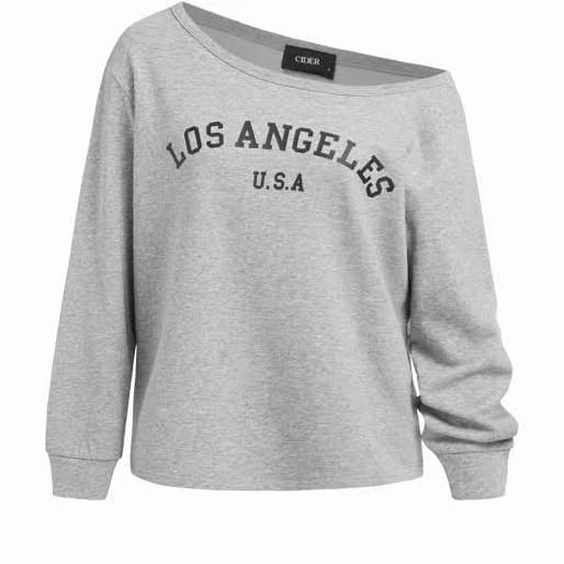 Terry Los Angeles Graphic Oversized Sweatshirt