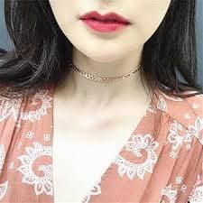 Amazon.com: Gold Choker Necklace Simple Dainty Chain Choker Necklace for Women: Clothing, Shoes & Jewelry