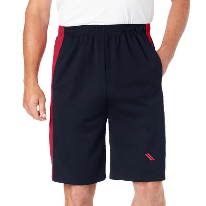 KS Sport Men's Big & Tall Power Wicking Shorts