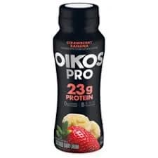 Oikos Pro Strawberry Banana Cultured Dairy Drink, 7 fl oz (207 ml)