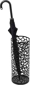 Yamazaki Home Soporte para paraguas - Almacenamiento para paraguas y bastones de acero talla única negro : Hogar y Cocina - Amazon.com