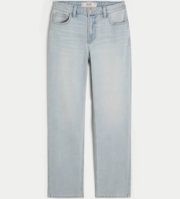 Hollister Women's High-Rise Straight Jeans