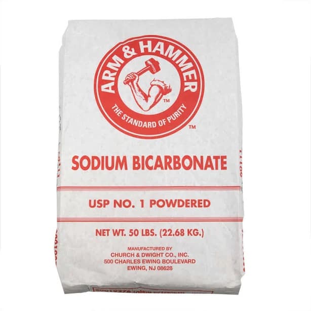 Sodium Bicarbonate 2 lb, 5 lb, 10 lb, 20 lb, 50 lb bulk bag- ,Arm & Hammer Baking Soda Powder USP, Aluminum Free, 100% Natural