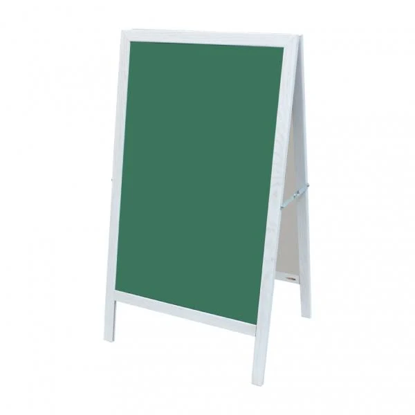 White Oak A-Frame Chalkboard