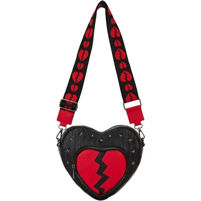 Loungefly Broken Heart Figural Crossbody Bag