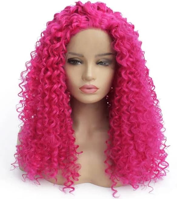 Wig with Curly Lace Front